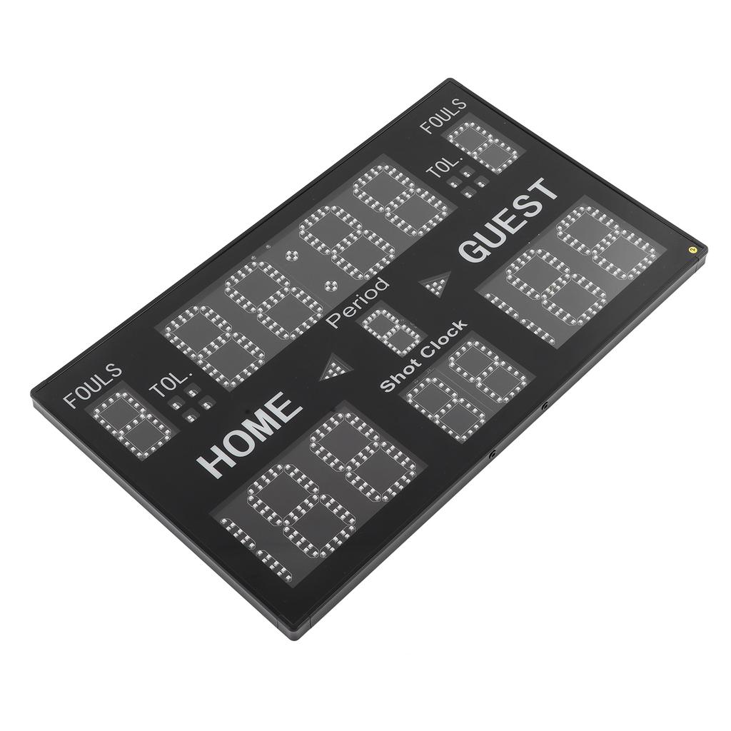 15 Digit Electronic Scoreboard LED Digital Portable Electric Scorekeeper for Basketball Volleyball