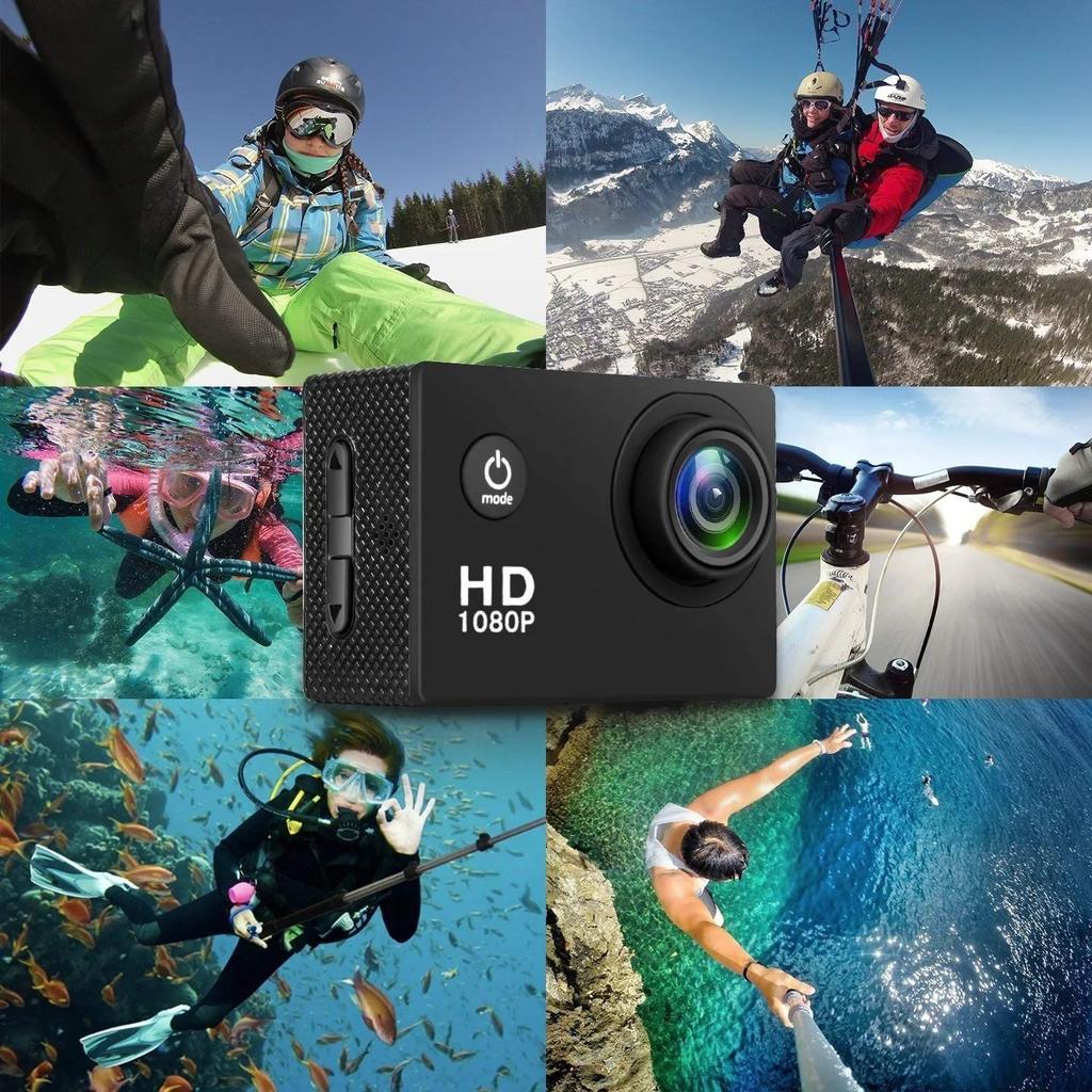 Sports DV Mini 1080P Outdoor Waterproof Camera 2.0-inch Sports Camera