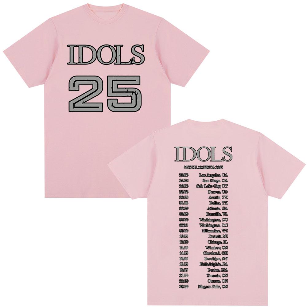 Yungblud IDOLS Album Tour Merch T Shirt Fan Gifts Unisexs Women Clothing Hip Hop Short Sleeve Tshirts Summer Cotton Tshirt