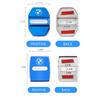 For BMW M X1 X3 For BMW X1 X2 X3 X5 X4 X6 X7 G30 G20 G32 G11 G12 F40 F30 F20 F10 F34 F07 F44  Sticker 4Pcs 3D Car Door Lock Cover Accessories