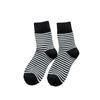Women's Autumn-Winter Plus Velvet Thickened Mid-Calf Striped Terry Socks - Warm, Cold-Resistant Sleep Socks.