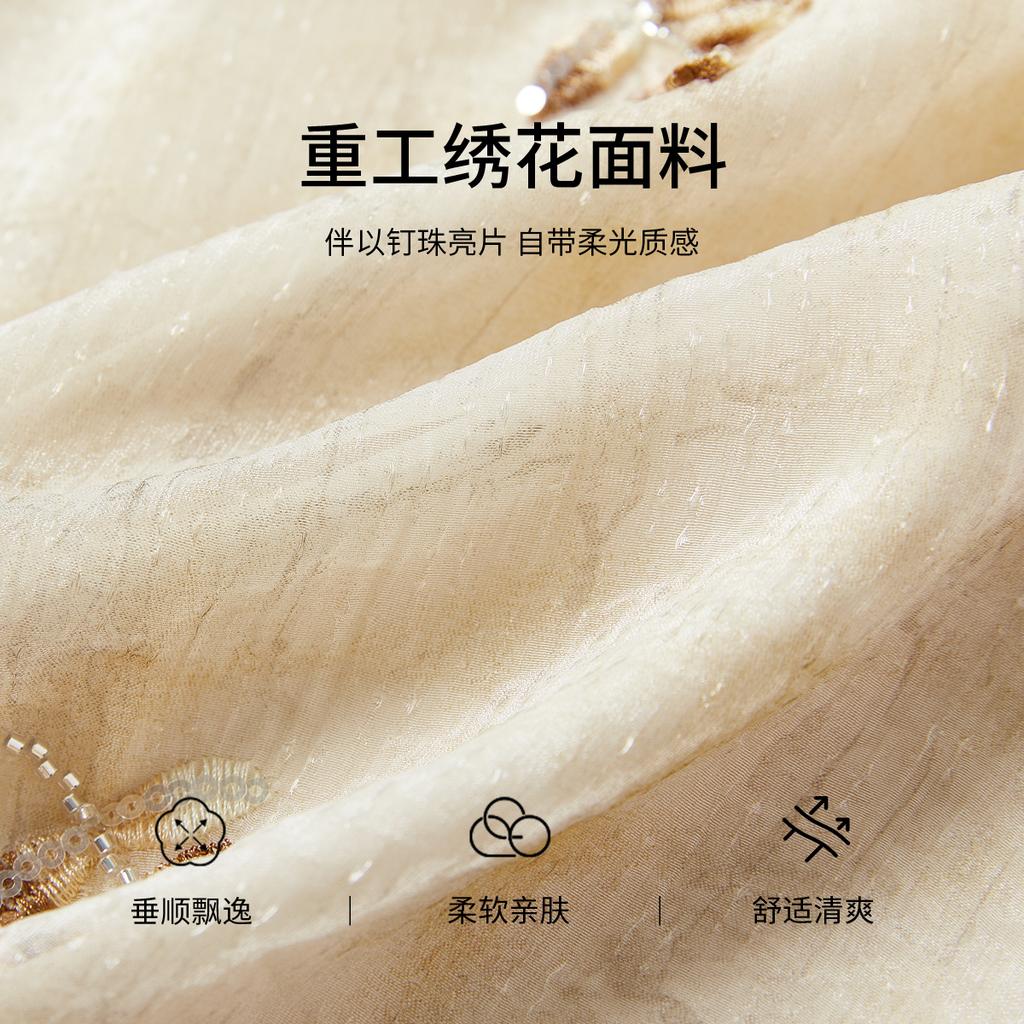 Fragrant French Embroidered Loose Shirt for Women