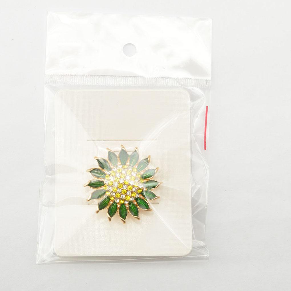 Spille per Donna Elegante Spilla Girasole con Strass Gioielli Estetici Gioielli da Costume Stile Erodio Regali per Donne
