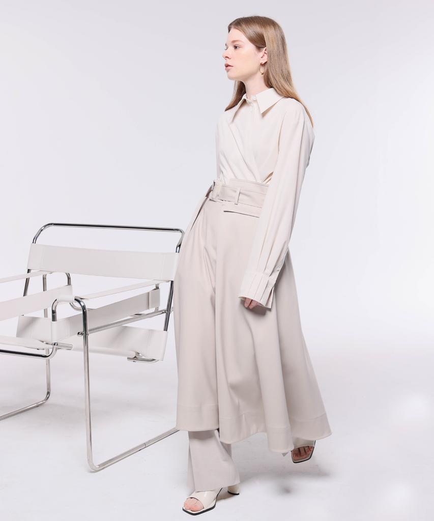 Kankeu Two-Way Shirt - Cream