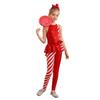 Girls Peplum Jumpsuit Christmas Costume Sleeveless Open Back High Waist with Sequins