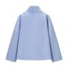 2026 new, antelope cashmere hemmed shawl irregular stand-up collar loose woolen coat