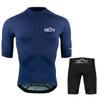 Raudax GCN Team Cycling Jersey Set Summer Short Sleeves Cycling Clothing Maillot Ropa Ciclismo Outdoor Riding Bike Uniform