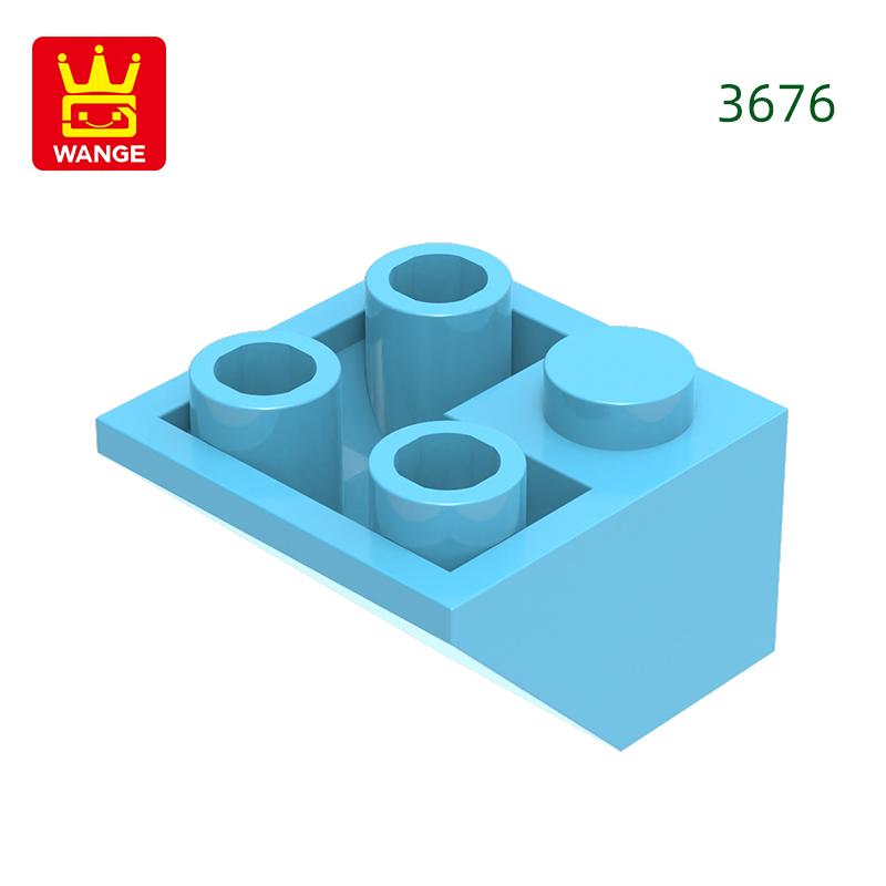 Non-Toxic 98Pcs/Lot 3676 Slope Inverted 45° 2X2 Double Convex Block Moc Color Accessories Compatible With Brick Diy Children Toy