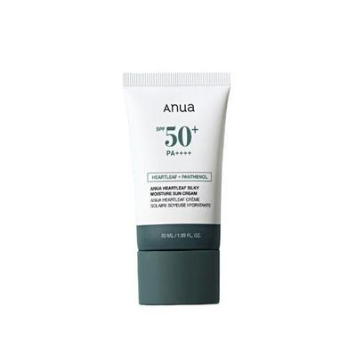Heartleaf Silky Moisture Sunscreen SPF50+ Hydrating UV Protection Sun Cream 50ml