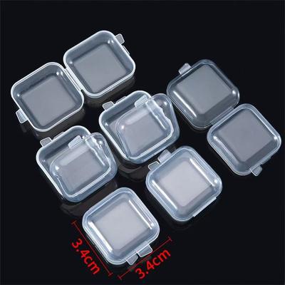 10/20/50/100PCS Jewelry Storage Box Portable Mini Plastic Storage Box Container Earring Ring Earplugs Packaging Storage Case
