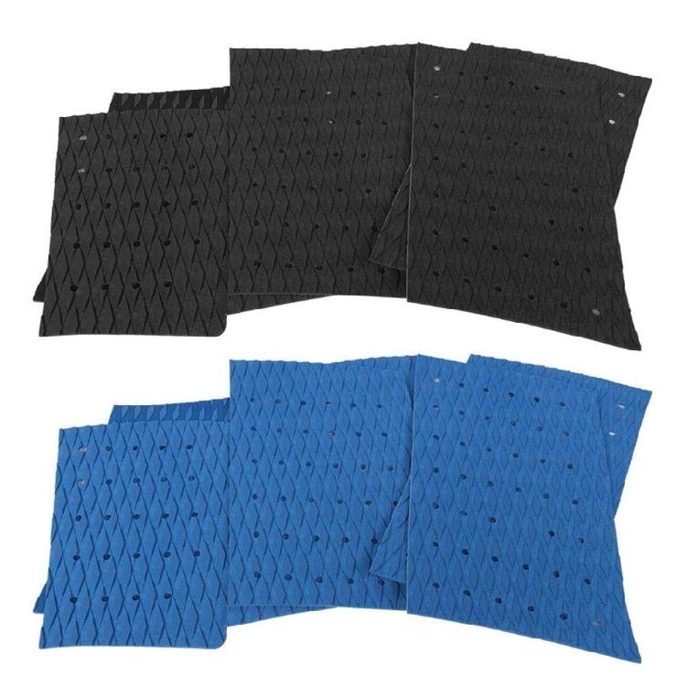 6Pcs Surfboard Skid Pad Surfboard Skiing Accessories Paddleboard Traction Pad Skimboard Tail Pad Short Board Adhesive