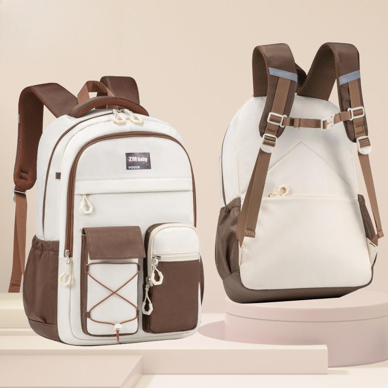 Large-capacity Ultra-light Casual Bag for Middle School and High School Girls To Reduce Burden and Protect The Spine