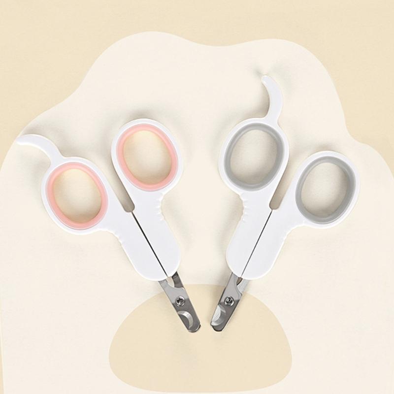 Stainless Steel Blade Pet Nail Trimmer For Small Large Dogs Cats Comfortable NonSlip Handle Grooming Kits