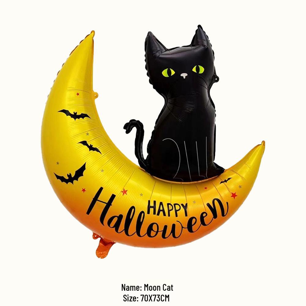 Grenseoverskridende Halloween Spøkelse Hodeskalle & Gresskar Monster Ballongsett