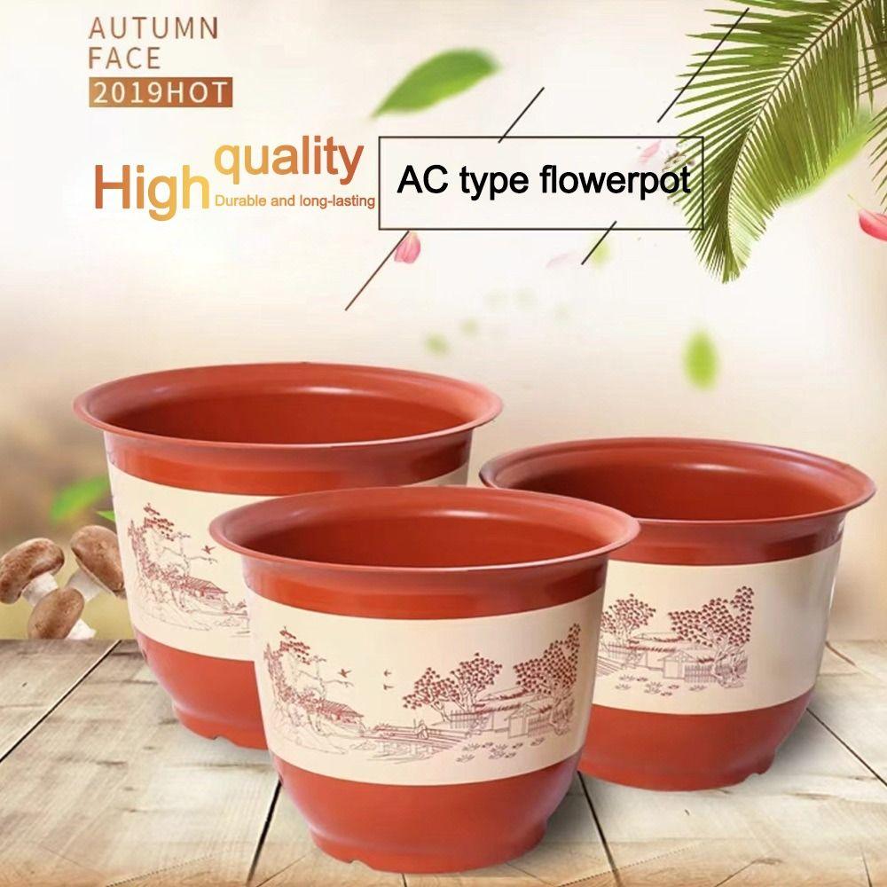 Large-diameter Flower Pot Thickened Bonsai Flower Pot Durable Orchid Pots