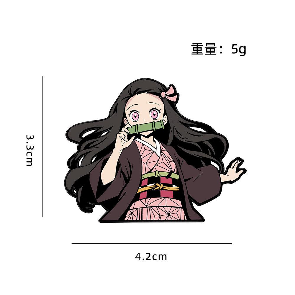 NEW HOT Anime Cartoon Series New Ghostblade Environmental Protection Metal Badge Cute Bag Clothing Decoration Spot Direct S