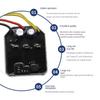 Bürstenloser Lithium-Elektrischer Winkelschleifer Steuerplatine 21V 60A Controller Treiber Motherboard Zubehör Geschwindigkeitsschalter Elektrowerkzeug