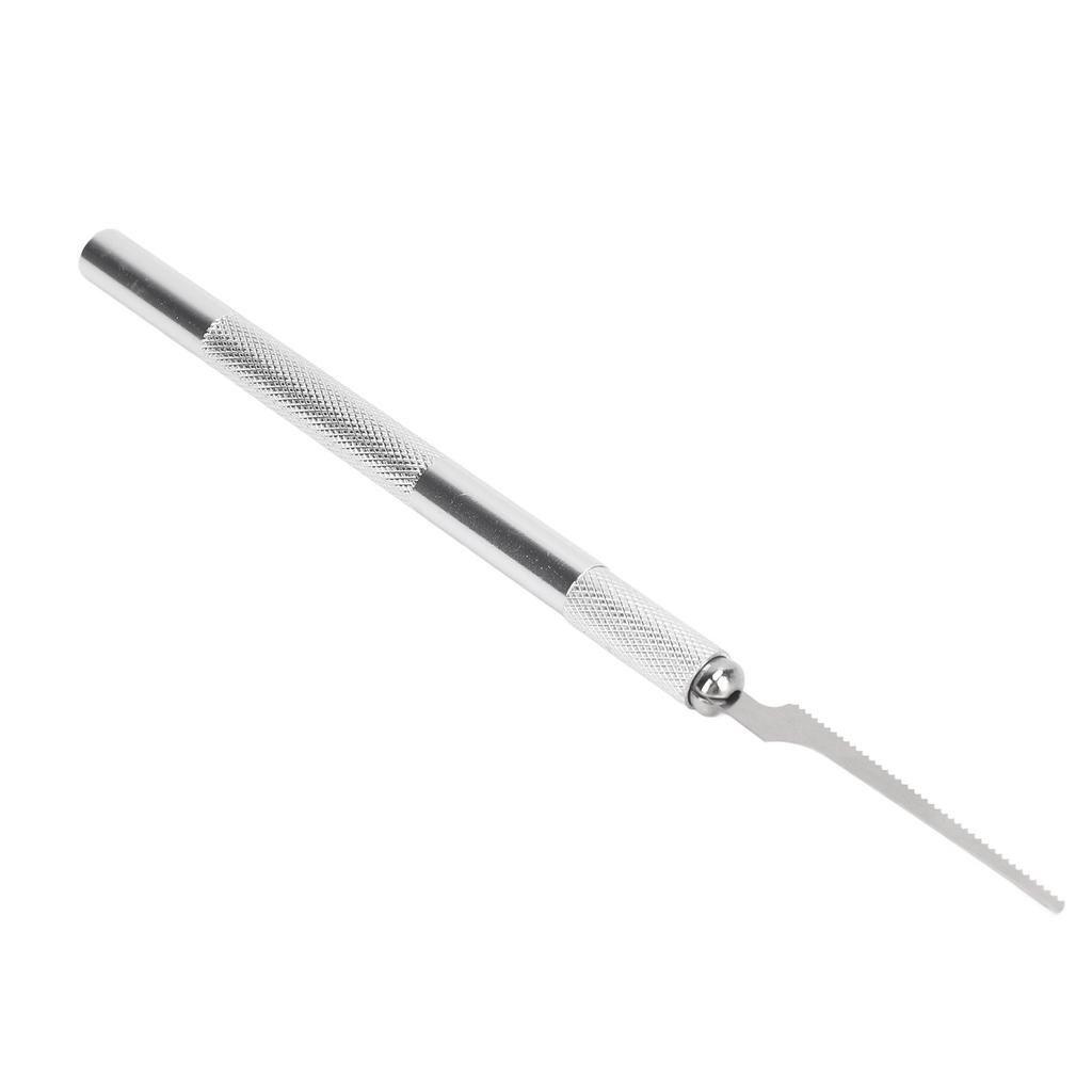 Mini Hand Saw Model Tools with 2 Different Blades Aluminum Alloy and Steel Mini Hand Saw Model Craft for Woodworking DIY Projects