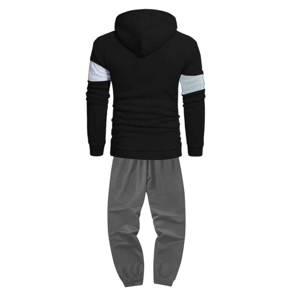 Herren  Freizeit  Kapuzenpullover  Kapuzenpullover  Hose  Fleece hinzufügen  Locker  Kapuzenpullover  Set