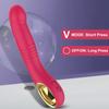 Vibrating Dildo AV Stick Telescopic Push Massage Vibrator Silicone Material Dildo Massage Female Masturbation Sex Toys, 10 Mode Adult Toys For Couples