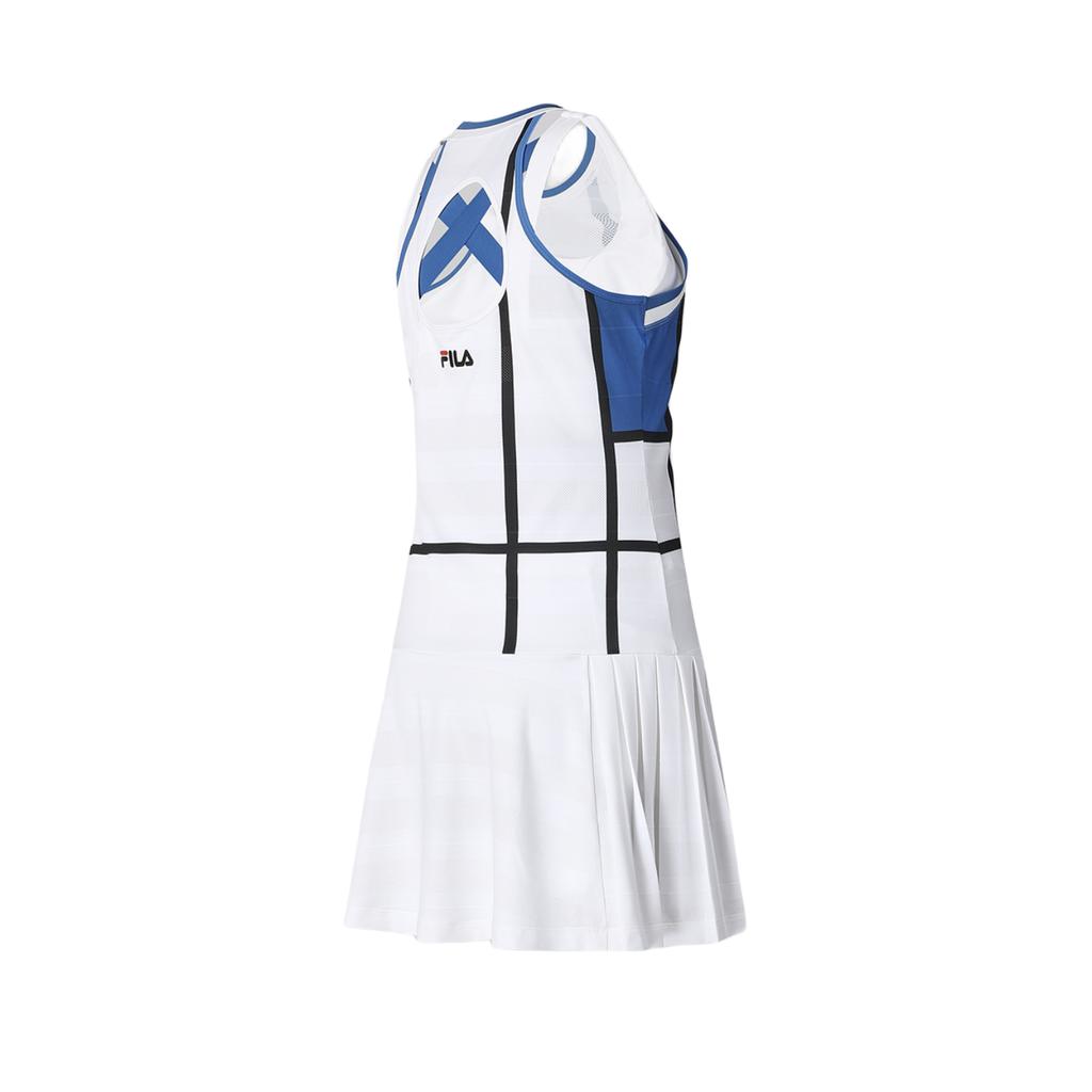 New FILA Sleeveless Dresses Women's White A11W423311FWT