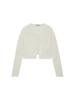Salad Baguni Clip Mohair Cardigan_White