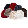 Autumn and Winter New Heavy Thickened Twisted Dome Men's and Women's Cashmere Fringed Hat