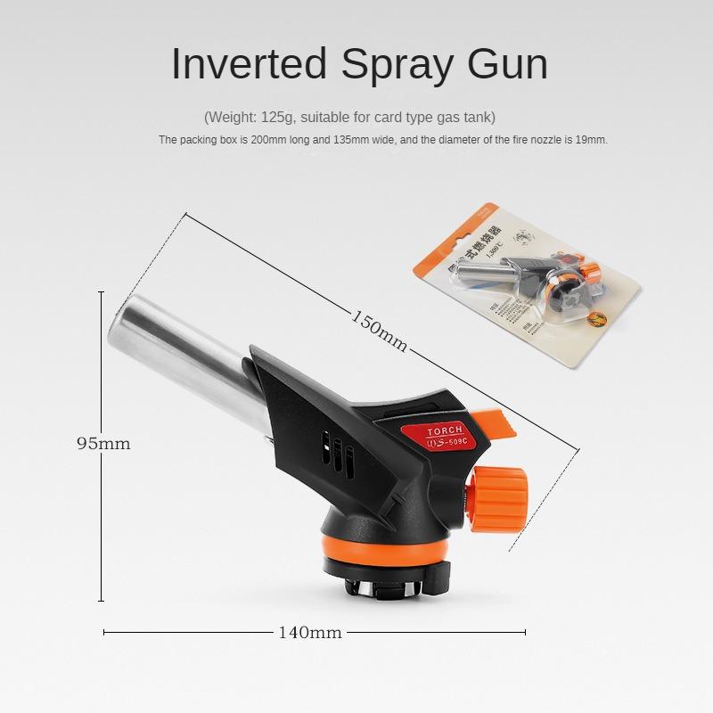 

Пламенный пистолет для барбекю на открытом воздухе, карточный тип 509, перевернутый огнедышащий удобный воспламенитель