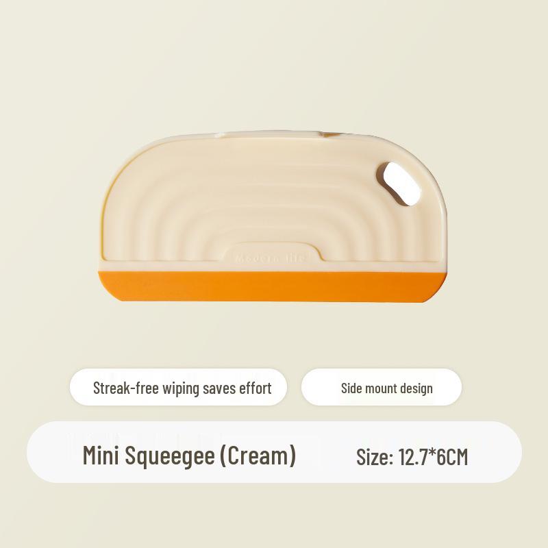

Mini Silicone Bathroom & Countertop Squeegee кремовый