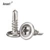 Ansell 410 Stainless Steel Phillips Pan Head Self-Drilling Screws