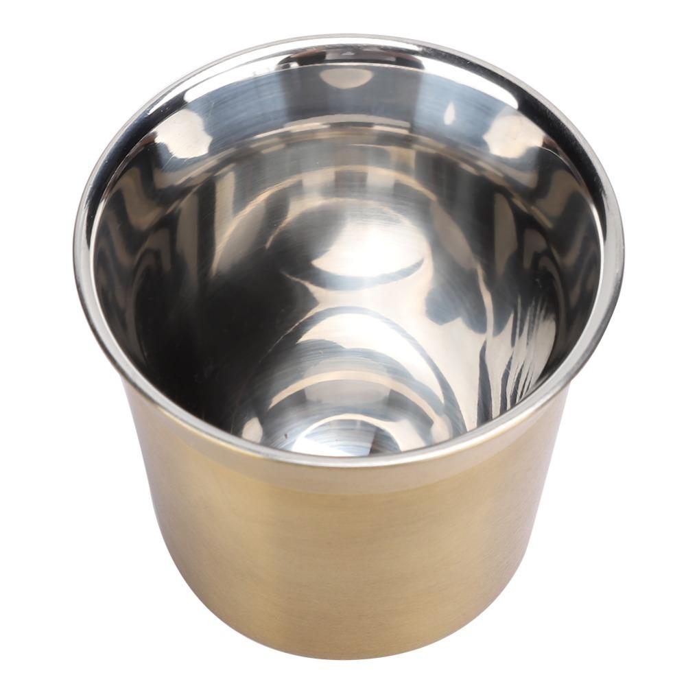 

Double Wall Double Layer Coffee Cup Matte Black Demitasse Cups Espresso Drinking