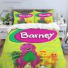 Stampa 3D Amici di Barney Set Biancheria da Letto Carino Cartoni Animati Camera da Letto Morbido Copriletto Moderno Copripiumino Confortevole Coperta Federa