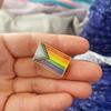 Flagge Abzeichen Gleichheit Gay Lesbisch Bisexuell Transgender Unterstützt Regenbogen Brosche