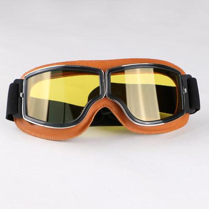 Customizable Clear Motorcycle Helmets Glasses UV Riding Goggles with PC Frame Eyewear for Motorcycling