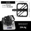 BUCKLOS Bicycle Pedal Aluminum Alloy Road Mountain Bike Pedal DU Bearing Bike Pedals Non-slip Wide Flatform MTB Pedals