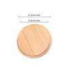 Bamboo Cup Lid Handmade Environmentally Friendly Wooden Material Reusable Durable/Lightweight Suitable For Mugs/Tea Cups