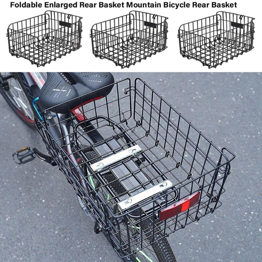 Portapacchi Posteriore Robusto per Mountain Bike Zaino da Ciclismo per Trasporto Accessori per Biciclette Pieghevoli per Bambini