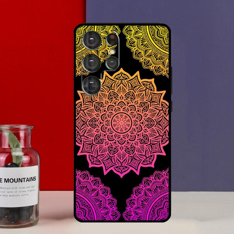 Mandala Funda Case For Samsung Galaxy S25 Ultra S9 S10 S20 S22 Plus S21 FE S23 S24 Ultra Phone Cover