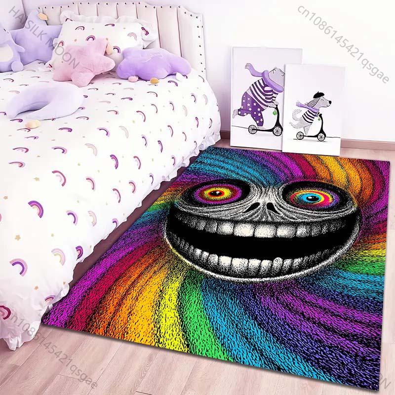 Creative Big Eyes and Mouth Pattern Carpet for Living Room Bedroom Bathroom Mat Creative Doormat Sofa Home Decor Fast Shipping