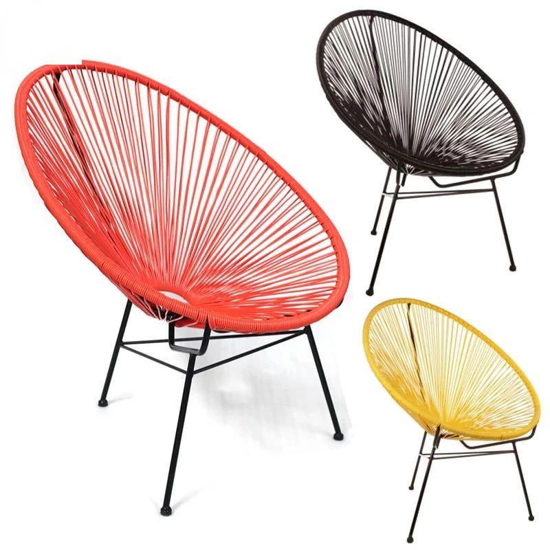 Balcony table and chair outdoor table and chair garden furniture garden rattan chair net red leisure villa lazy