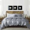 Satin Silk 3-Piece Bedding Set: Duvet Cover, Pillowcase, Pillow Core Cover