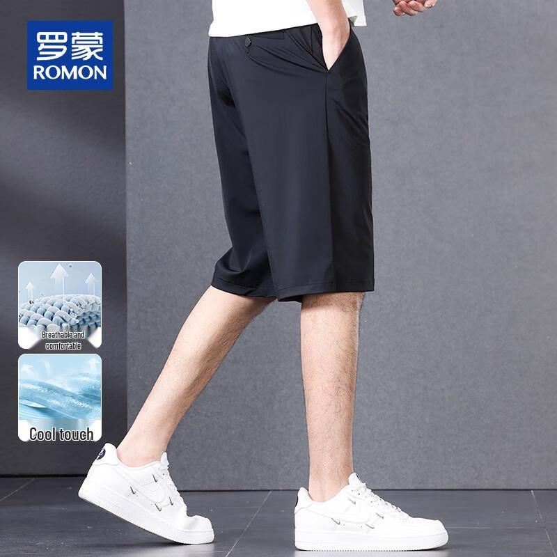ROMON Men's Breathable Casual Work Shorts