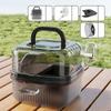 Hamster Palace Foldable Travel Cage-2-Layer Transparent Habitat with Anti-Leak Water Bottle&Detachable Tubes Machine-Washable