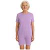 Mono Adaptativo Unisex S-3XL: Mono con Cremallera Trasera Anti-Deslizamiento, Manga Corta de Fácil Cuidado para Personas Mayores y con Necesidades Especiales