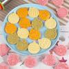 10Pcs Christmas Balls Cookie Cutters Pressable Biscuits Mold Holiday Biscuits Fondant Cookie Stamps Party Supplies top sale