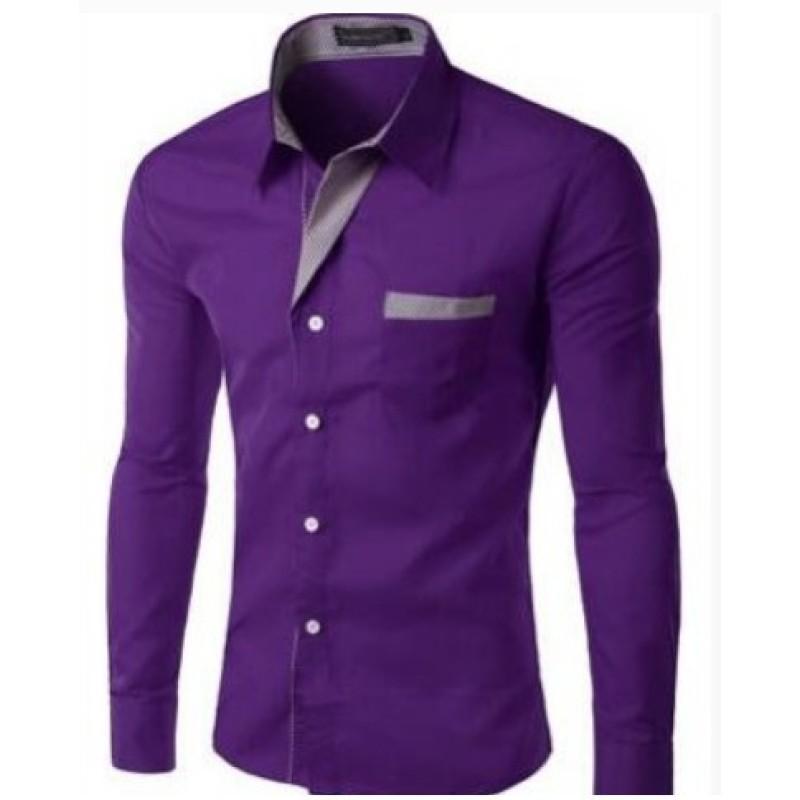 Men's Plus Size Shirt Business Long Sleeve Shirt Breathable Casual Shirt