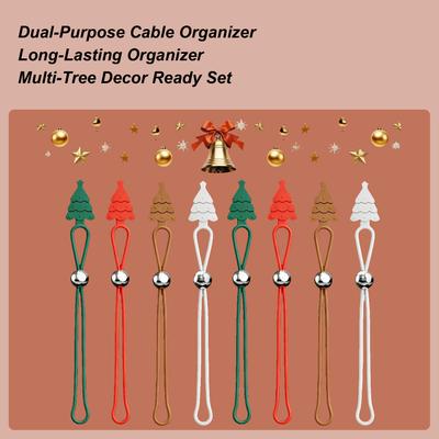 Christmas Hooks Christmas Decor Organizer 8 Pieces Ornament Hooks For Mantle Stocking Wreath Door Window Stairways Wall Living