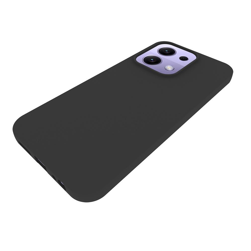 For Xiaomi Redmi 15C 4G (Global) (171mm)/Poco C85 4G TPU Case WANLONFENG MS Series Matte Back Cover with Tempered Glass (Big Hole Lens)