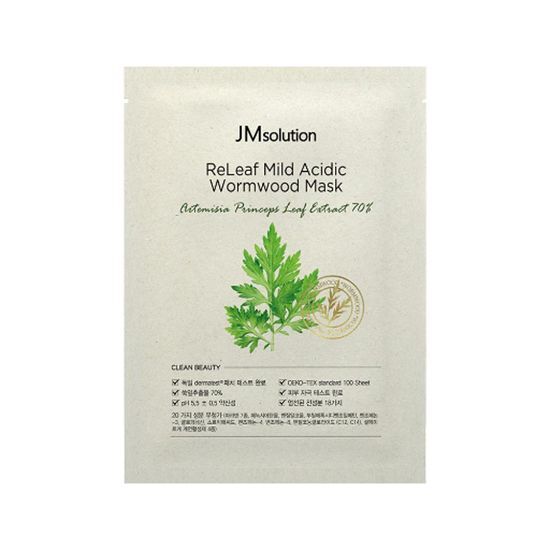 JM Solution Relief Mildly Acidic Mugwort Mask 1 Sheet