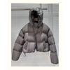 white duck down jacket women's short autumn and winter loose thickened bread jacket